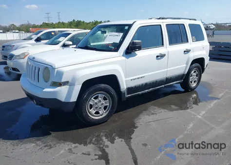 2012 Jeep Patriot Sport z USA, uszkodzony, nr VIN 1C4NJPBA0CD505552